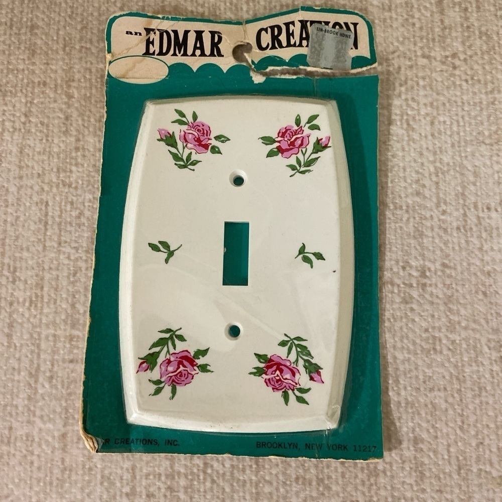 Vintage Plastic switch plate cover
